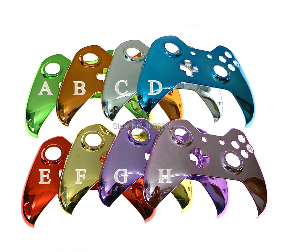 Chrome Replacement Top Front Shell cover case For XBOX One 1 Wireless Controllers Cover Skin