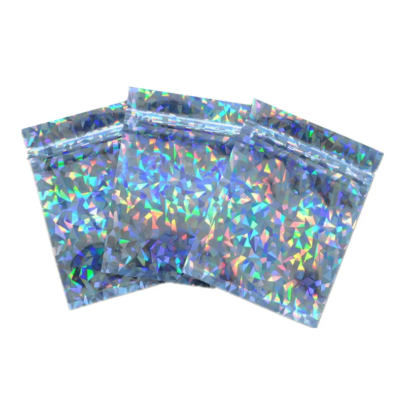 

DHL 1000Pcs/ Lot 10*15cm Multicolor Zipper Lock Aluminum Foil Resealable Pack Ziplock Bags Food Grocery Storage Packing Pouches