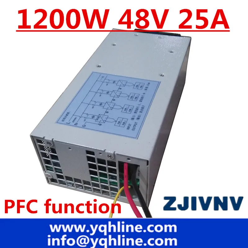 

Customize Big power PFC function 1200w switching power supply 48vdc 25a SMPS big watt power supply ac-dc