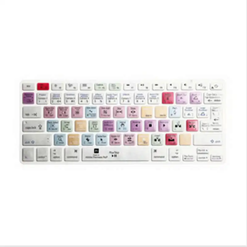 (15pcs) Adobe Premiere Pro Keyboard Cover Shortcut Printed Cover for MacBook Air Pro Retina 13