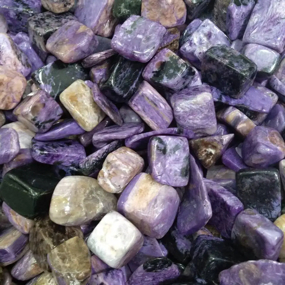 1kg Natural Perfect Charoite Jewel crystal gravel polished raw gemstone quartz gravel rock gifts for healing