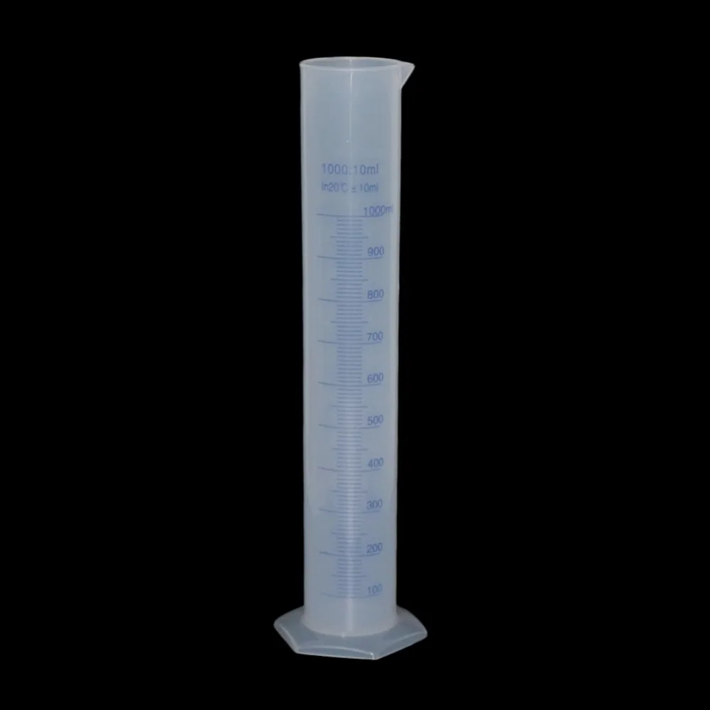 1000ml Translucent Plastic Measuring Cylinder for Lab Supplies Laboratory Tools Graduated Measuring Cylinder Tools