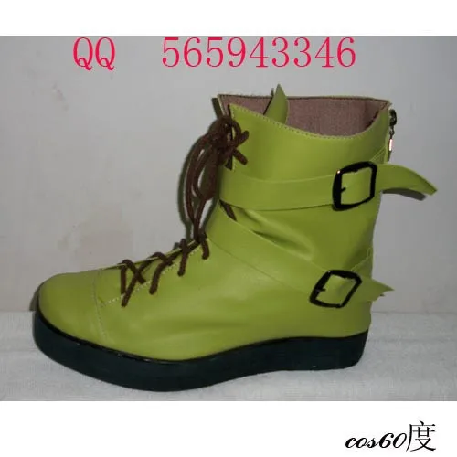 Final Fantasy 13 Hope Estheim Green Cosplay Boots Shoes S008