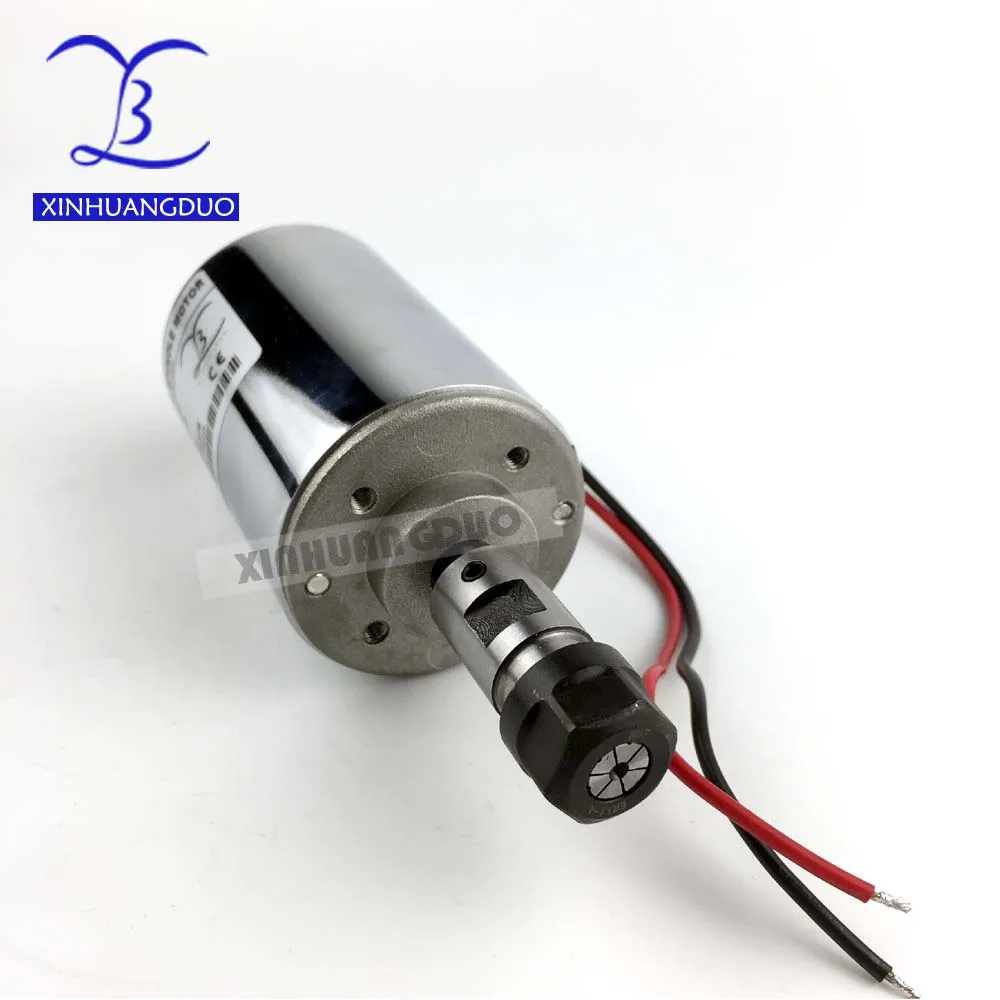 spindle 200w motor air-cooling cnc spindle dc motor CNC Engraving Machine ER11 ER16 3.175mm collets machine tool