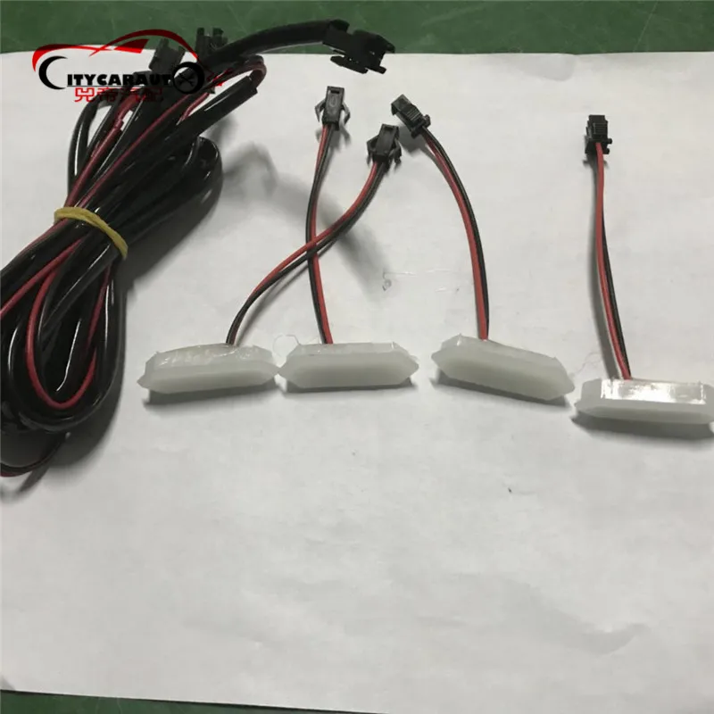 4pcs/set front racing grille led white yellow led drl fit for ford ranger grill 2015-2017 car