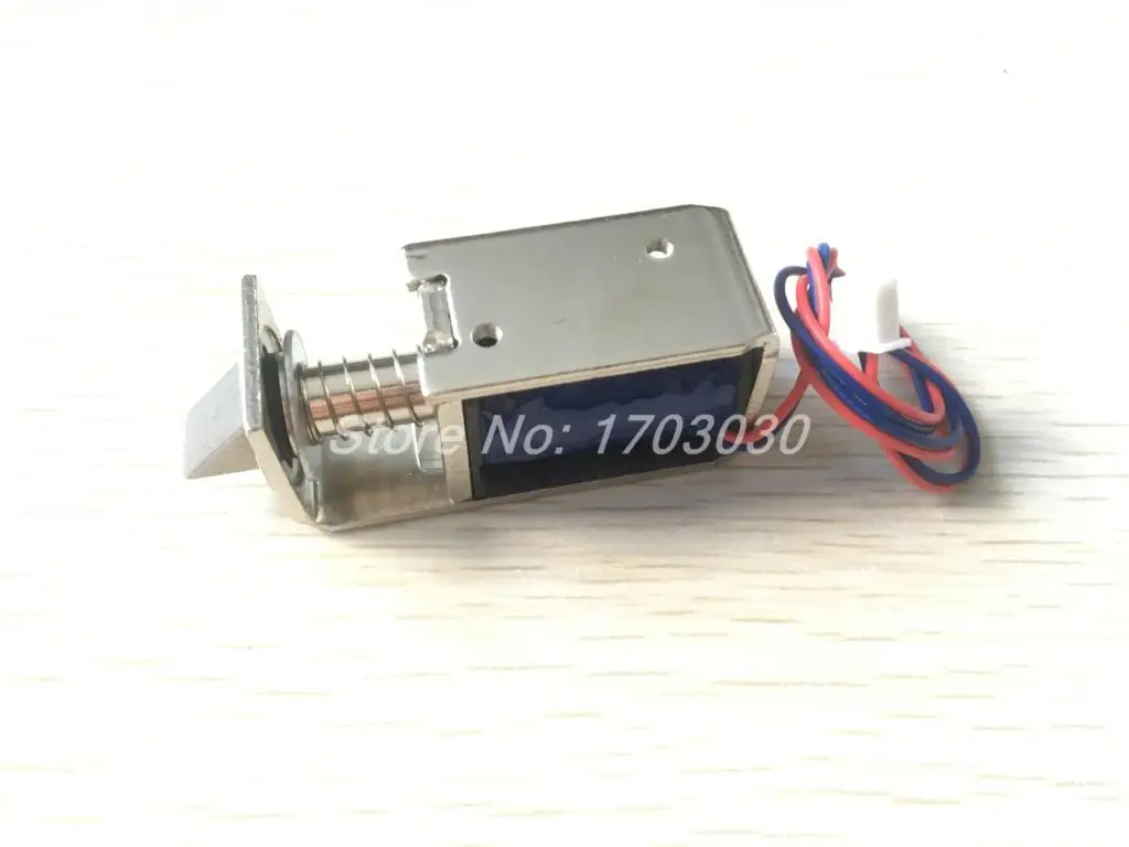 

DC 12V 1A 10mm Stroke 15N Force Open Frame Type Solenoid for Electric Door Lock