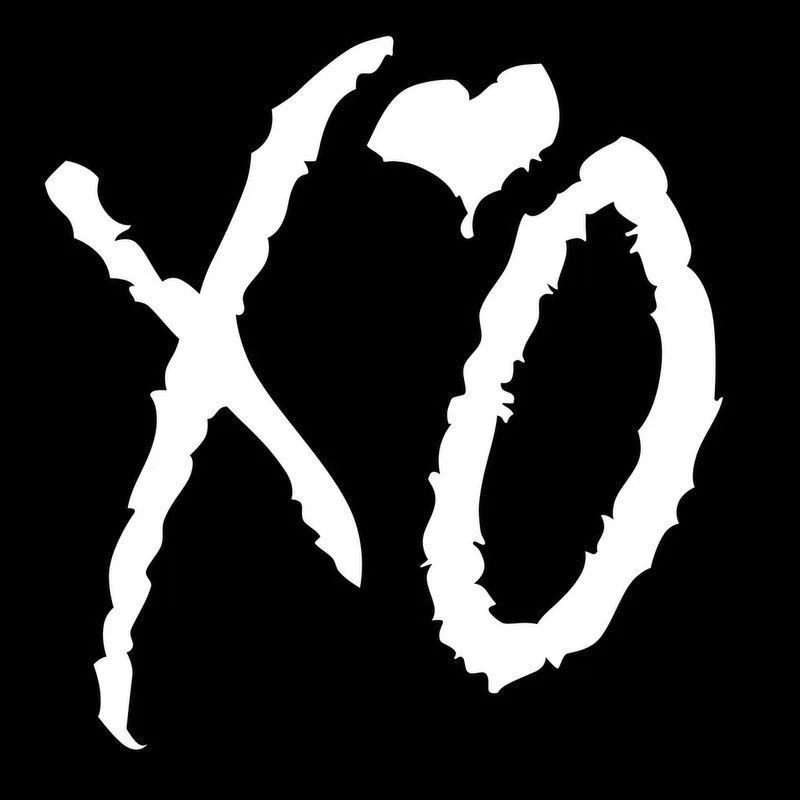 

POOMOO Decor The Weeknd "XO" Wall Sticker Decal ~ Custom Color & Size OVO New Lover Home Decoration Creative Cool Bedroom Decals