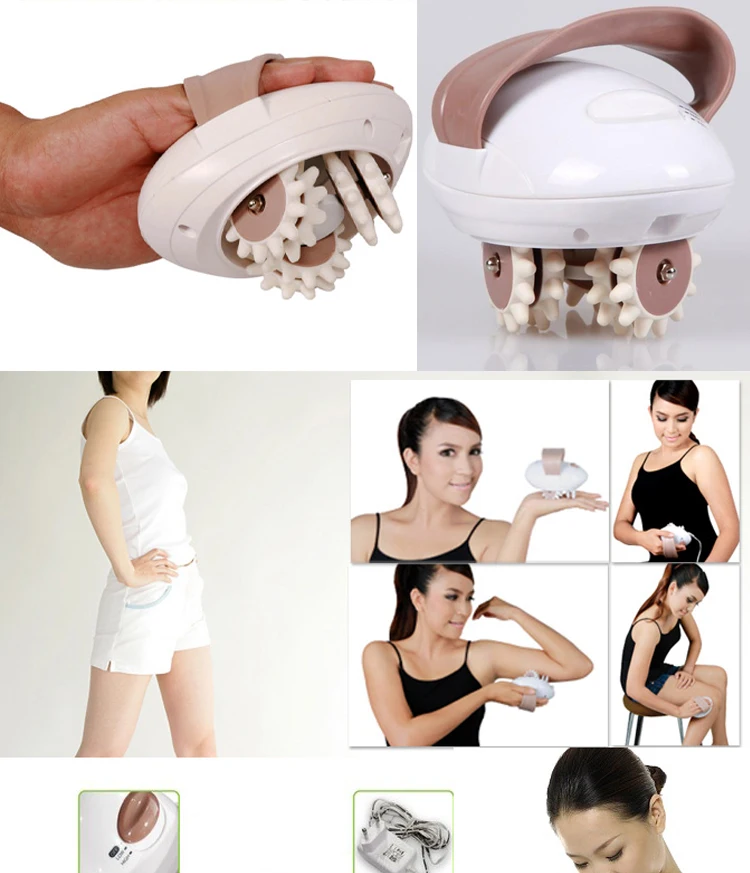 

Release Relax Slimming Care Electric Roller Rolling Massager Full Body Electronic Massage Head Back Shoulder Stress