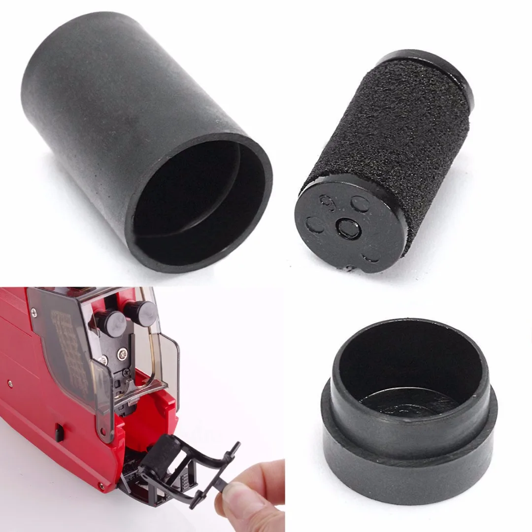 10pcs/set New Refill Ink Roll Ink Labeller Cartridge For MX-6600 Price Tag Tool 18mm