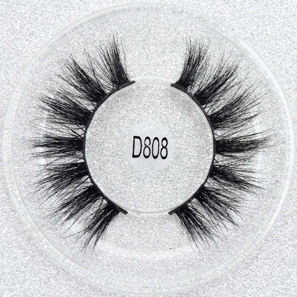 Visofree Mink Eyelashes 3D Mink Lashes Dramatic Eye Lash Handmade Cruelty-free Mink Lashes False Eyelashes Makeup Lashes D808