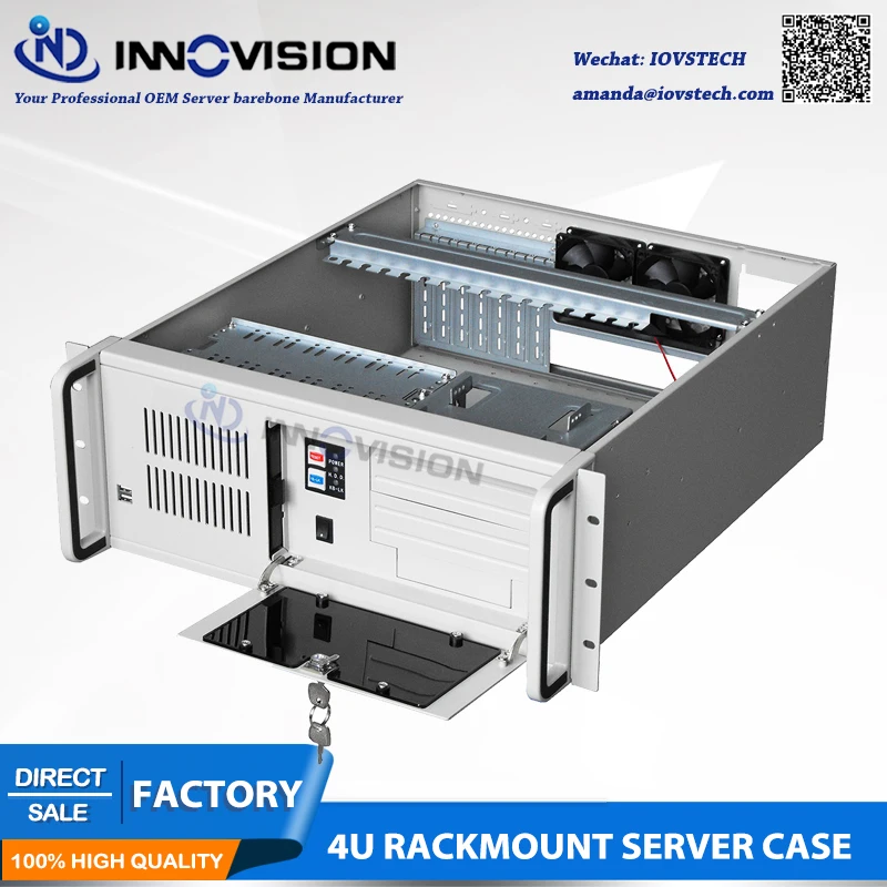 High-stable Industrial computer case RC4U5012 4U rack mount chassis
