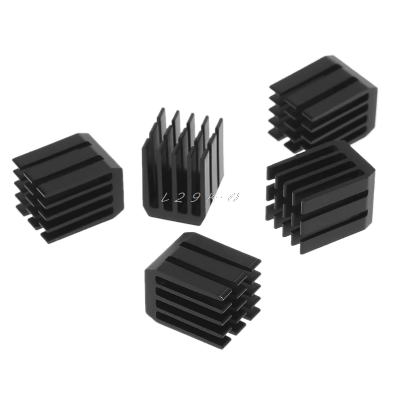 5 Pcs/set 9*9*12 Mm Aluminium Pendingin Heat Sink Chip RAM Radiator Heatsink Cooler