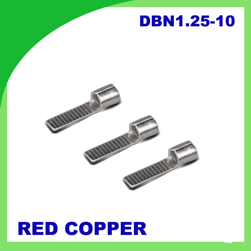 

DBN1.25-10 1000 PCScold-pressure terminal Fully insulated female connector Electrical Crimp Terminal