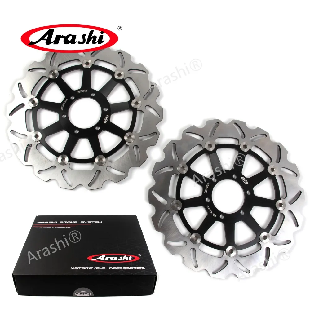 Arashi 2PCS For YAMAHA TDM 850 1991-2001 CNC Front Brake Disc Rotors TDM850 91 92 1993 1994 1995 1996 1997 1998 1999 2000 2001