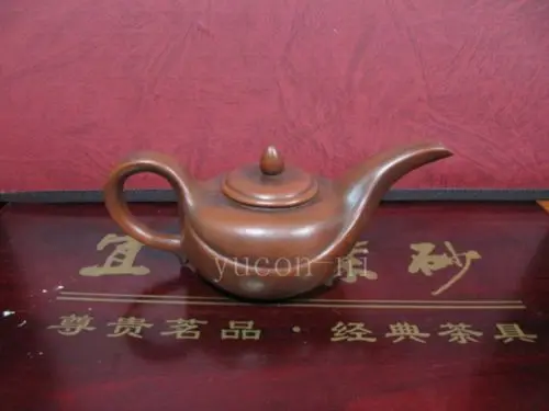 Exquisite Old Chinese Yixing handmade Long mouth purple clay teapot