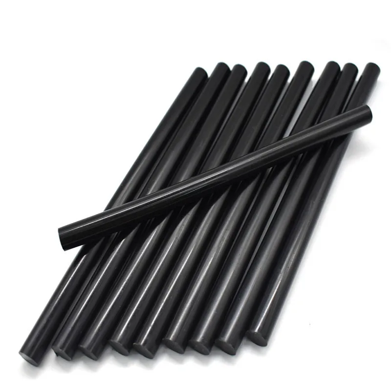 10 pc 7mm preto cola varas para pistola de cola elétrica artesanato álbum liga acessórios do carro dent paintless remoção mão diy reparação