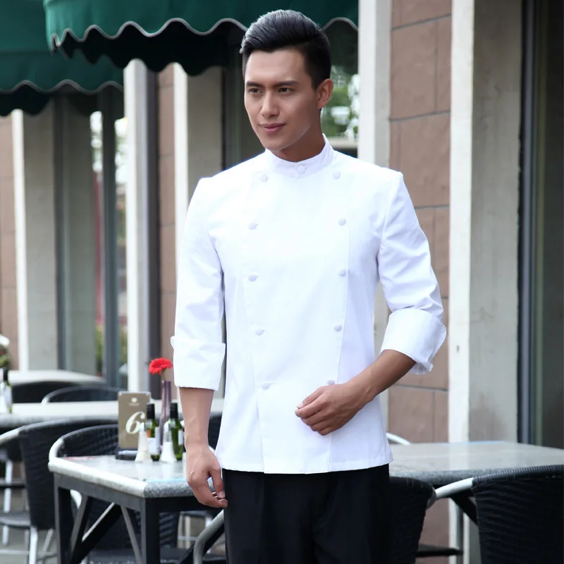 New Summer Chef's Short-sleeved Outfit Plus Size Summer Wear Work Clothes Adult Overalls Hotel Kitchen Chef Uniform B-5556