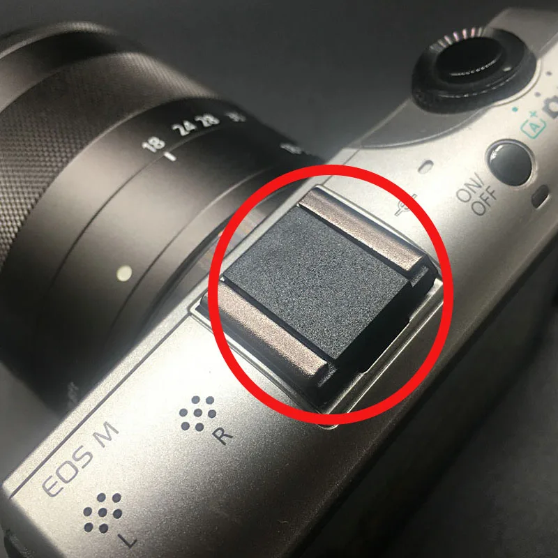 Ef-m eosm/m2/m3/m5/m6/m10 eos-m 미러리스 카메라 용 핫슈 커버, 5/10 개