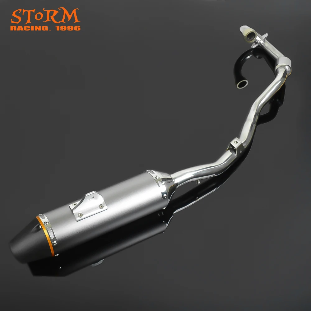 Complete Rear Exhaust Pipe Muffler Silencer System For Yamaha TTR230 TTR 230 2005-2016