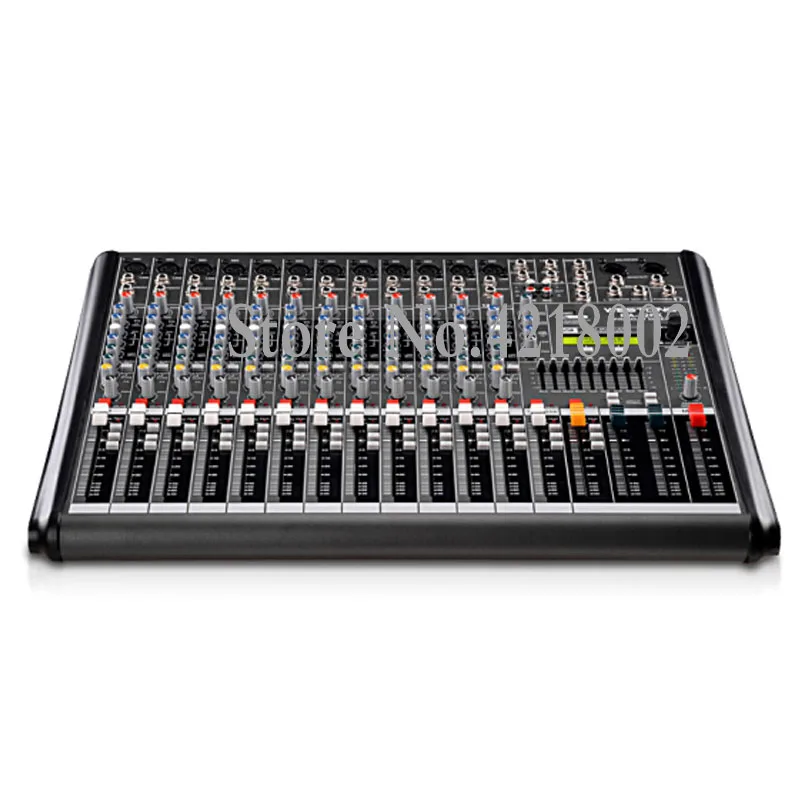 12 Channel Digital Mixer Console Sound Effects Stage Performance Monitoring Equipment Karaoke Mic Mixing System