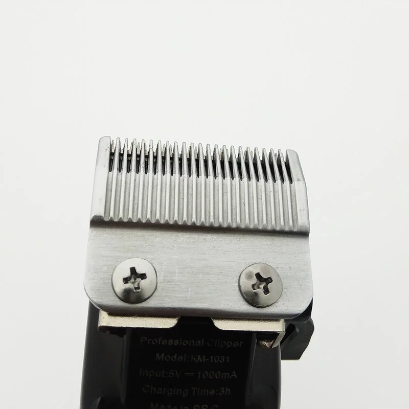 Перезаряжаемый электрический триммер для волос, мощная Бритва для бороды, Беспроводная Машинка для стрижки волос, триммер для бороды с 4 направляющими расческой