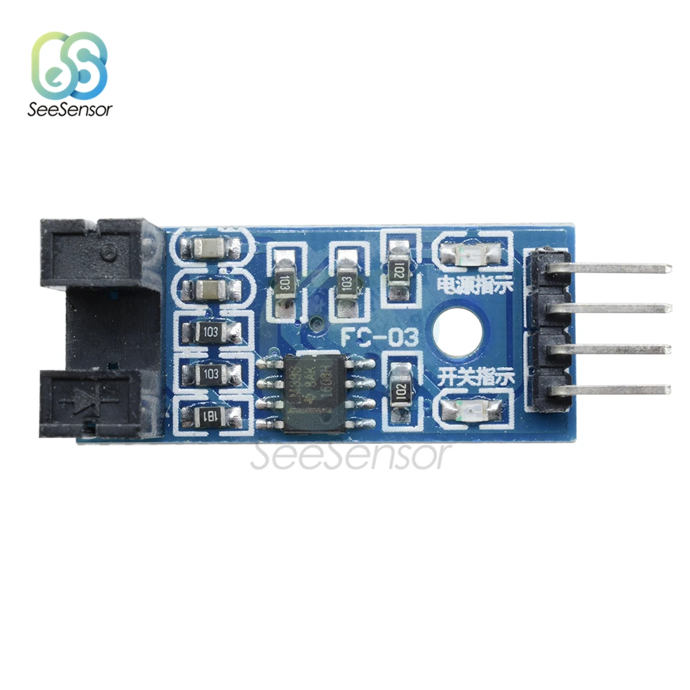 5Pcs Speed Sensor Module Slot-type IR Optocoupler LM393 For Arduino Groove Coupler Sensor 3.3V-5V Connect Relay Buzzer Module