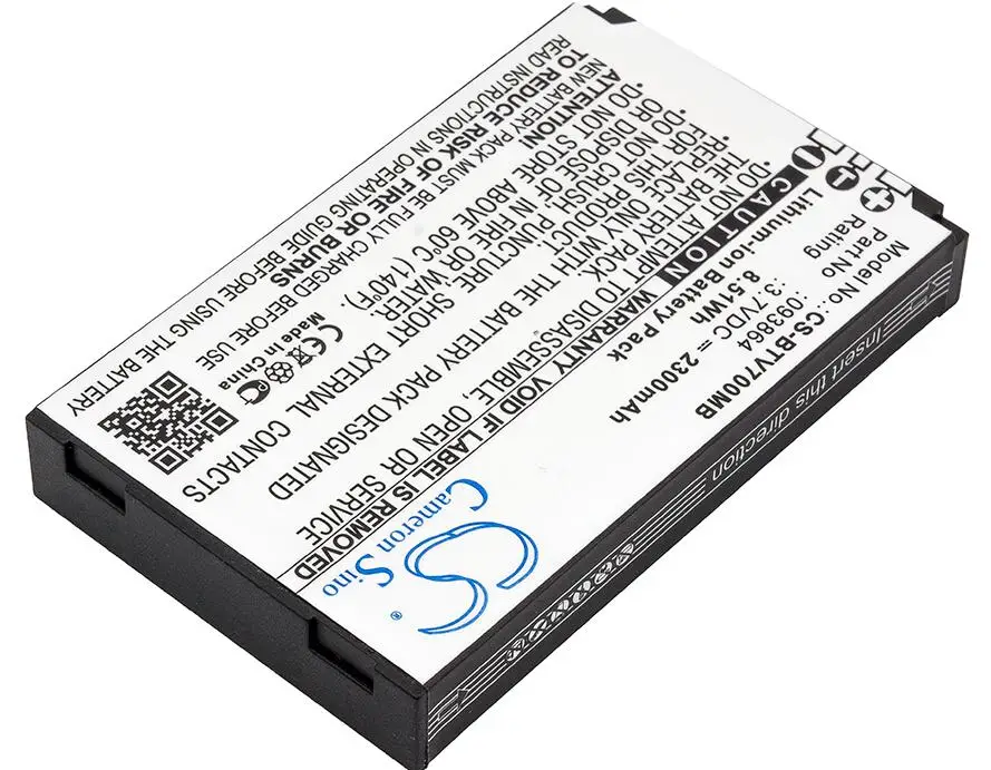 Cameron Sino 2300mah battery for BT Video Baby Monitor 7500 Lightshow 7000 ORICOM SC860 SC870 093864 batteries