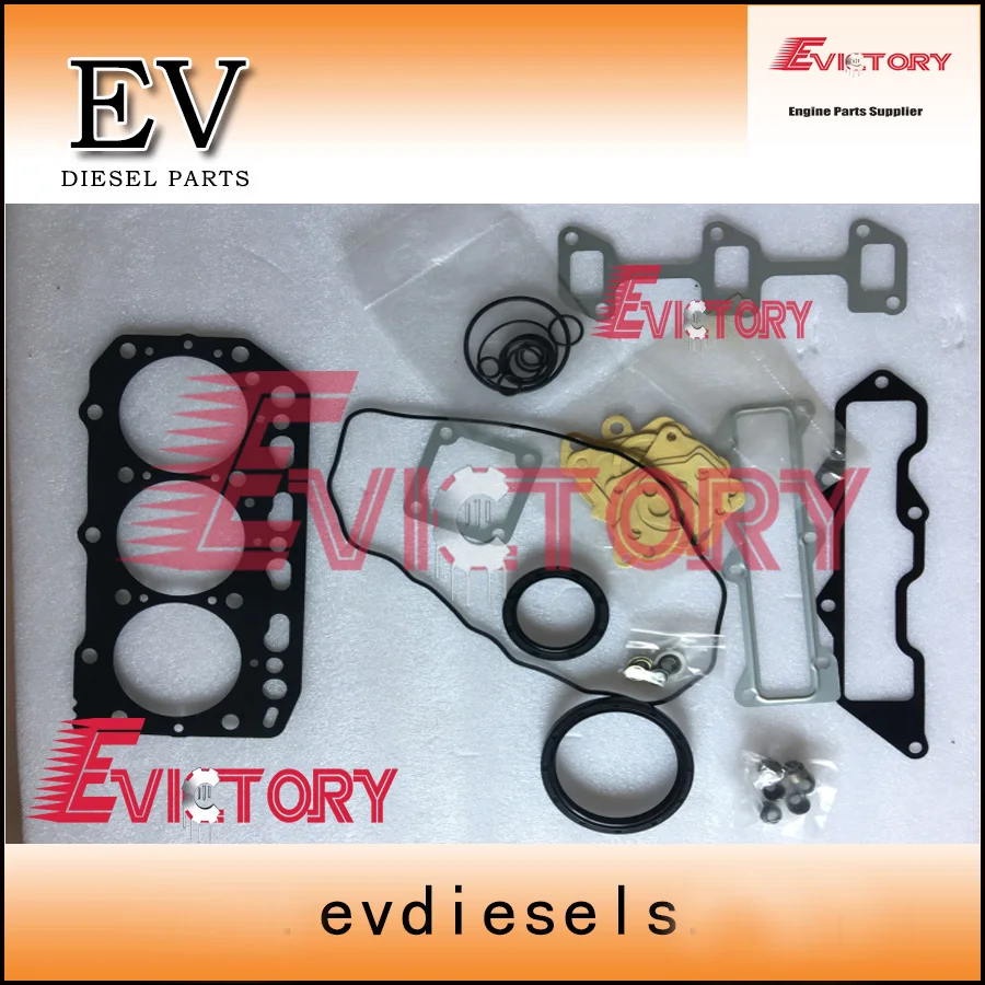 For Yanmar 3TNV88 piston + ring compelete gasket engine bearing