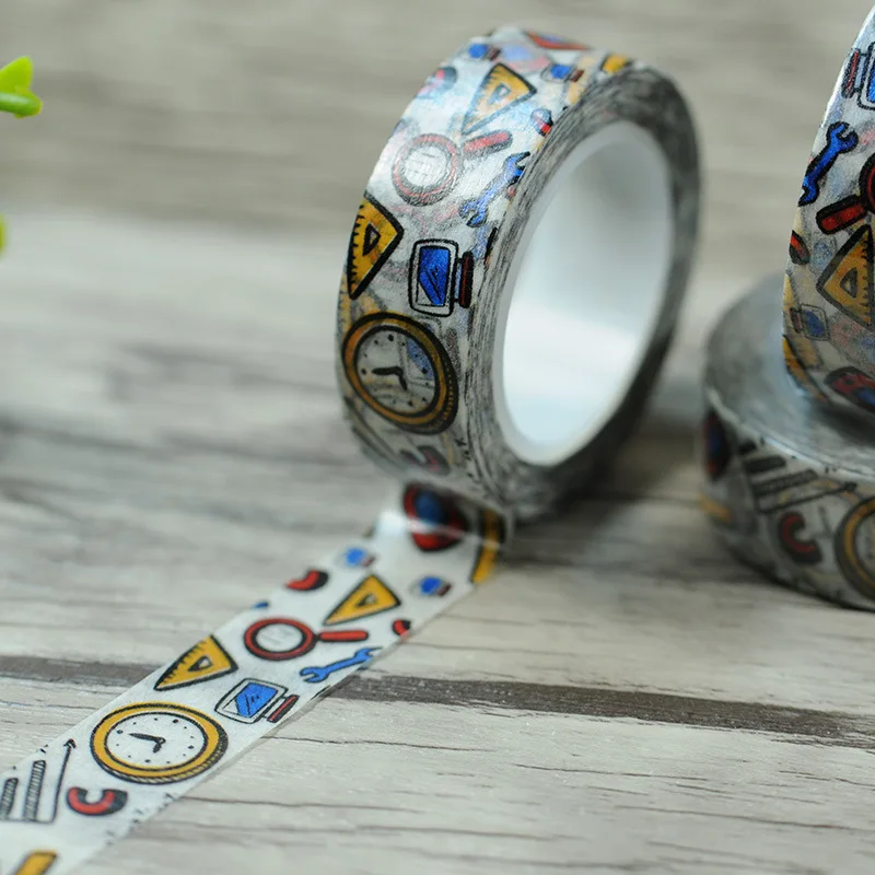 Free shipping Beautiful lift  washi tape/wider 15mm*10m washi tape/study tools masking paper tape