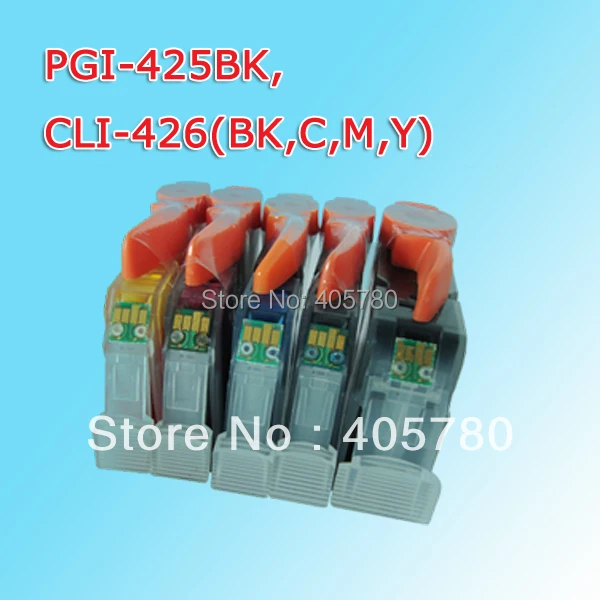 3set PGI425/CLI426 (PGI-425BK/CLI-426BK/CLI-426C/CLI-426M/CLI-426Y) INK cartridge compatible for CANON PIXMA MG5240/5140/6140