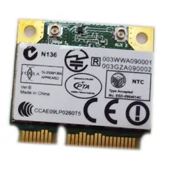 ハーフミニatherosar5b93ミニpci-eワイヤレスカード802.11n a/b/g/n 150mbps,wifiネットワークカードar9283