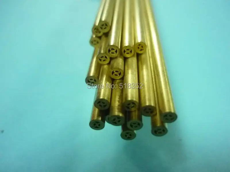 

5.0mmx400mm Multihole Ziyang Brass Electrode Tube for EDM Drilling Machines