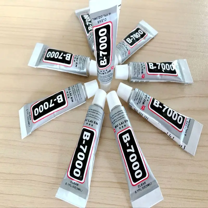 10pcs 3ml B7000 Liquid Glue Multipurpose Industrial Adhesive DIY Crystal Rhinestone Jewelry Repair Phone Screen Glass Nail Gel