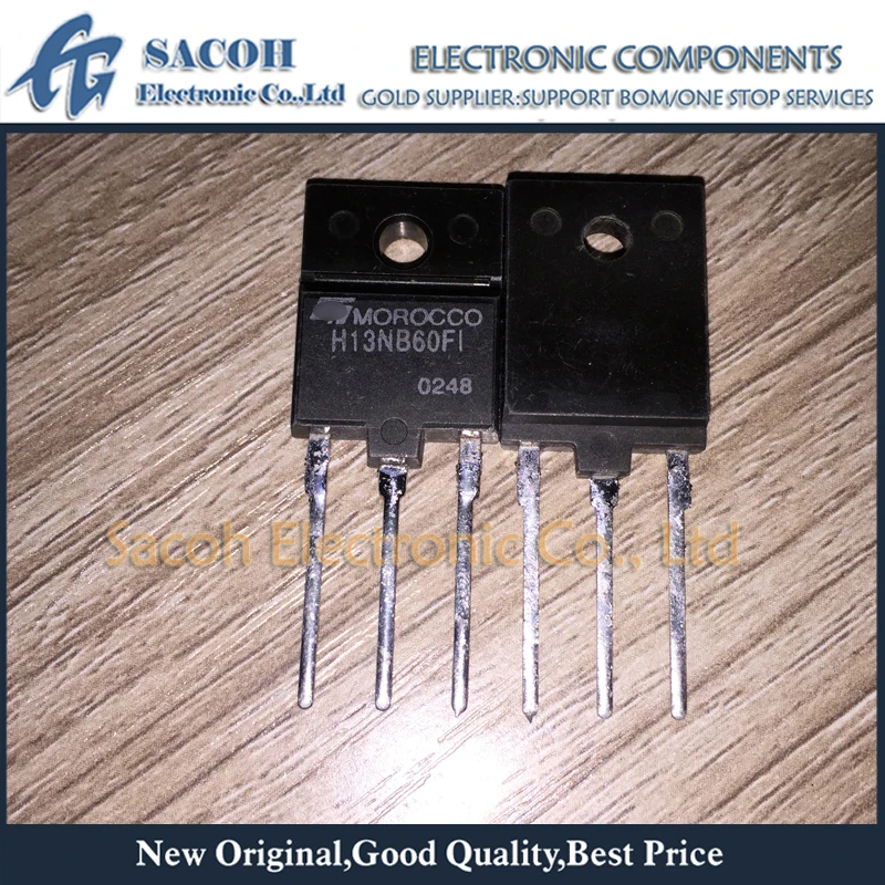 

Refurbished Original 10Pcs/Lot STH13NB60FI H13NB60FI OR STH15NB50FI H15NB50FI TO-3PF 13A 600V Power MOSFET Transistor