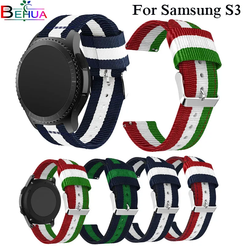 

Watch Band nylon Wrist Strap for Samsung Gear S3 Frontier Classic Replacement Bracelet For Huami Amazfit Sport Straps Bracelet