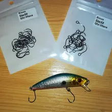 Fishing Lure Spare Hooks 20 pcs #6