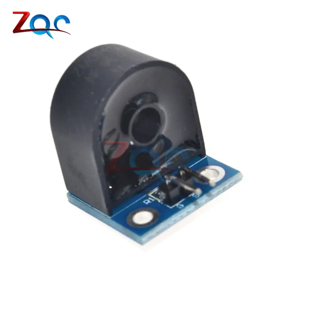 Módulo de Sensor de transformador de corriente de CA monofásico, rango 5A, ZMCT103C, para Arduino