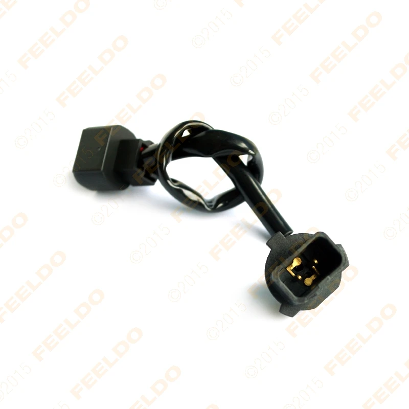 FEELDO 1XCar 5202/H16/2504/PSX24W Female Socket Connector Adapter To P13W Male Socket With Wire Harness Cable HID/LED Conversion