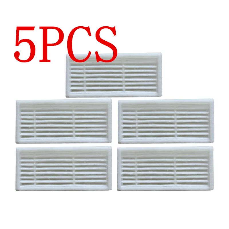 5 pieces/lot Robot Vacuum Cleaner Parts HEPA filters filter for kitfort Kt-518 kt518 Robotic Vacuum Cleaner Accessories