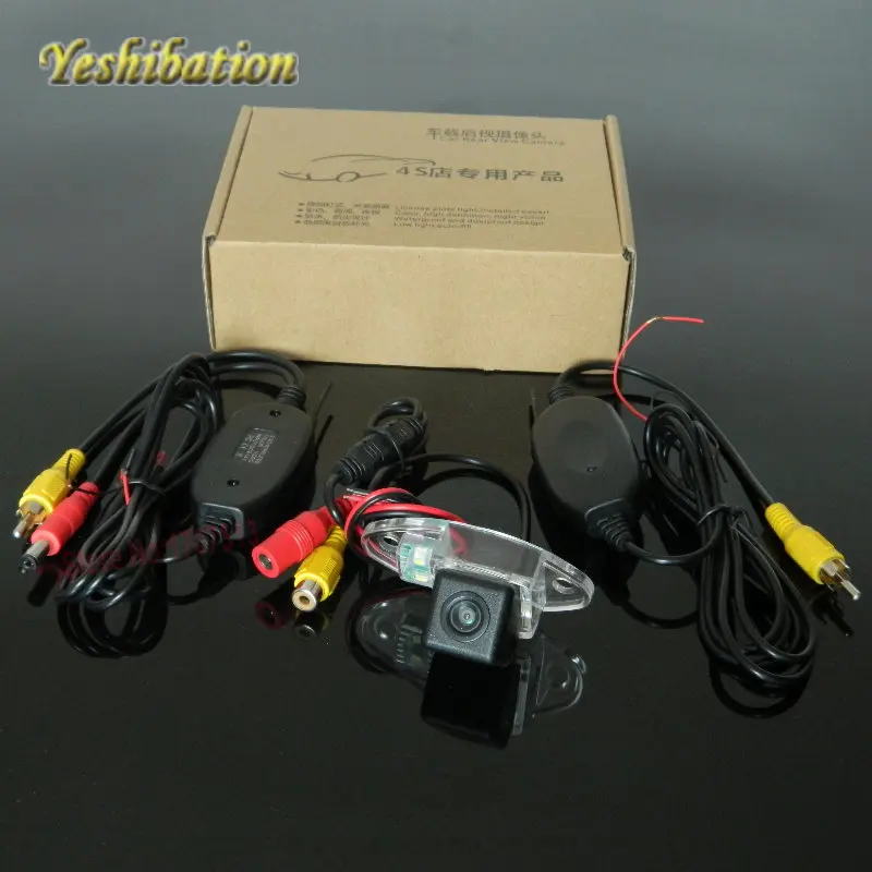 

Yeshibation Wireless Camera RCA/AUX Video Transmitter and Receiver Kit For GMC Acadia 2007~2014 License Plate Light DIY