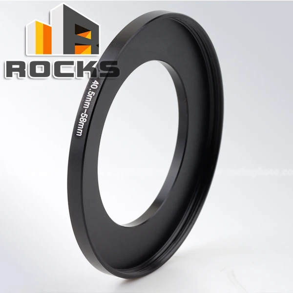 

40.5mm-58mm/42mm-58mm/43mm-58mm/46mm-58mm/49mm-58mm Step-up Metal Filter Adapter Ring