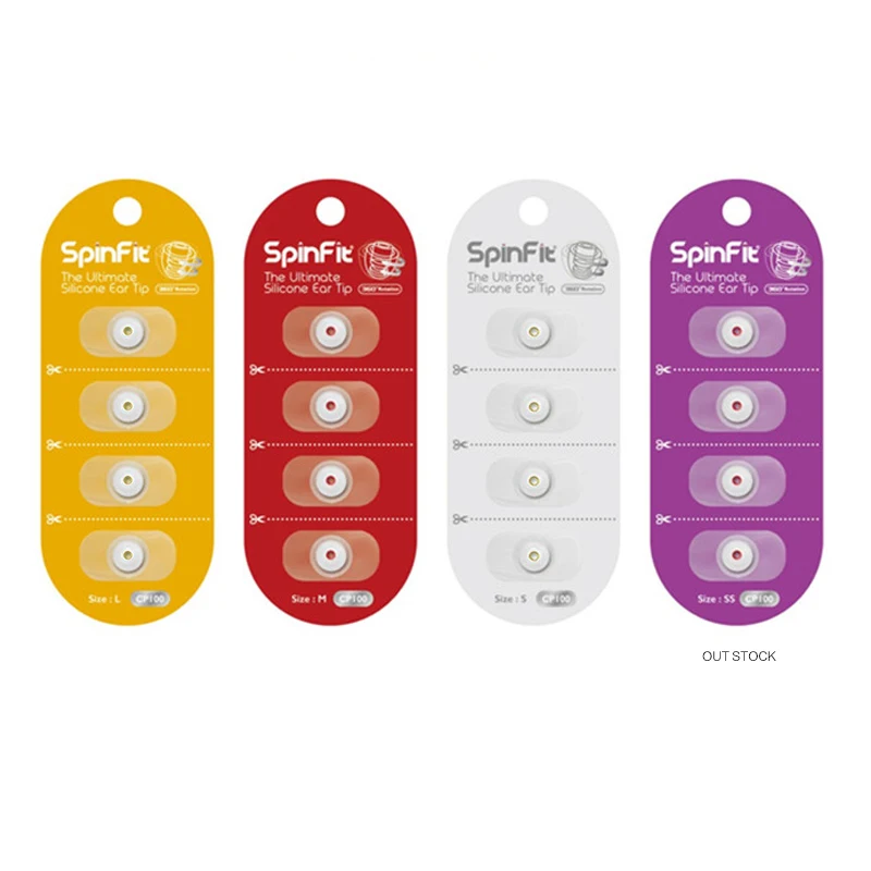 Original Dunu Spinfit CP100 CP800 In-Ear patentierte Silikon-Ohrhörer Ohr stöpsel 1 Paar (2 Stück)