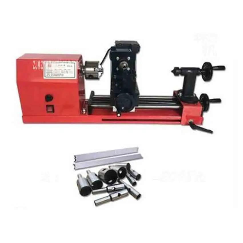 New Arrival Small M,ultifunctional Woodworking Lathe 6030 Miniature Lathe Machine Processing Beads Machine 0-2000r/min 220V 900W