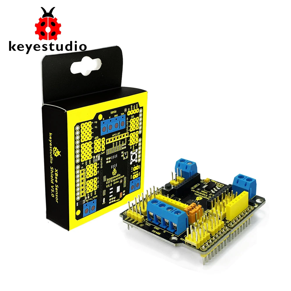 Keyestudio Xbee Sensor Expansion Shield V5 z interfejsem Bluebee RS485 dla samochodu robota Arduino