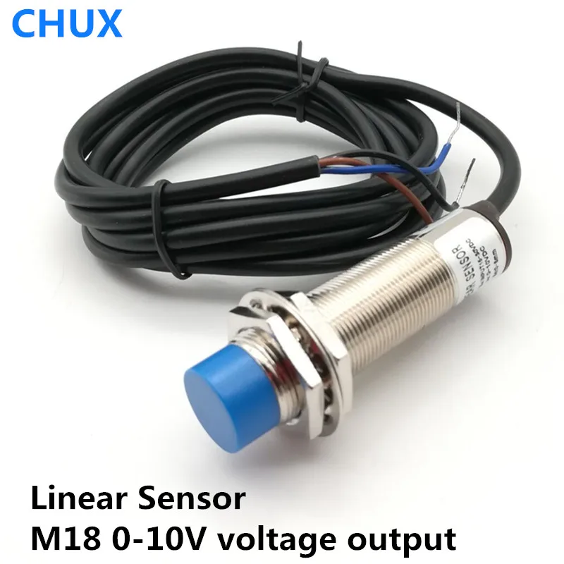 

Linear Sensor Inductive Proximity Switch Voltage Type 0-10v XM18-8-PMU 8mm Detect Distance Displacement Position Sensors