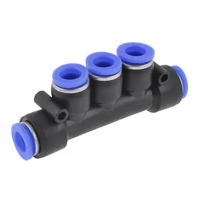 Air Pneumatic 5 Modi 8mm a 8mm a Spinta Connettori Rapido Montaggio Accoppiatore 2 pz