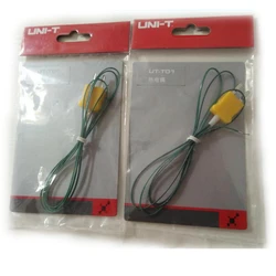 2pcs UNI-T UT-T01 K Type Thermocouple Probe Sensor Multimeter Temperature Probe 40~260 Celsius Degree