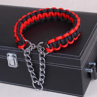 High Quality Upgraded color collar Large Dog German Shepherd walk the dog P chain necklet Pet For Medium and large Dogs 5