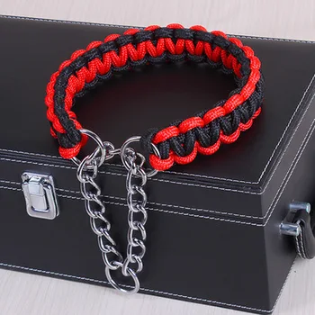 High Quality Upgraded color collar Large Dog German Shepherd walk the dog P chain necklet Pet For Medium and large Dogs 5