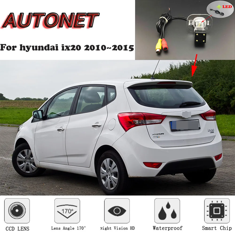 Kamera cofania AUTONET HD Night Vision dla hyundai ix20 2010 ~ 2015/CCD/kamera na tablicę rejestracyjną